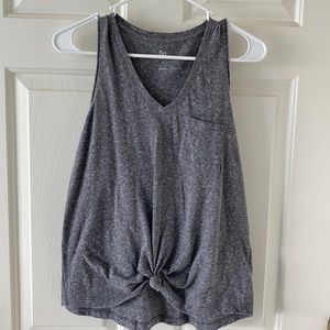 JUNIORS TIE FRONT TANK TOP BY SO SIZE XS